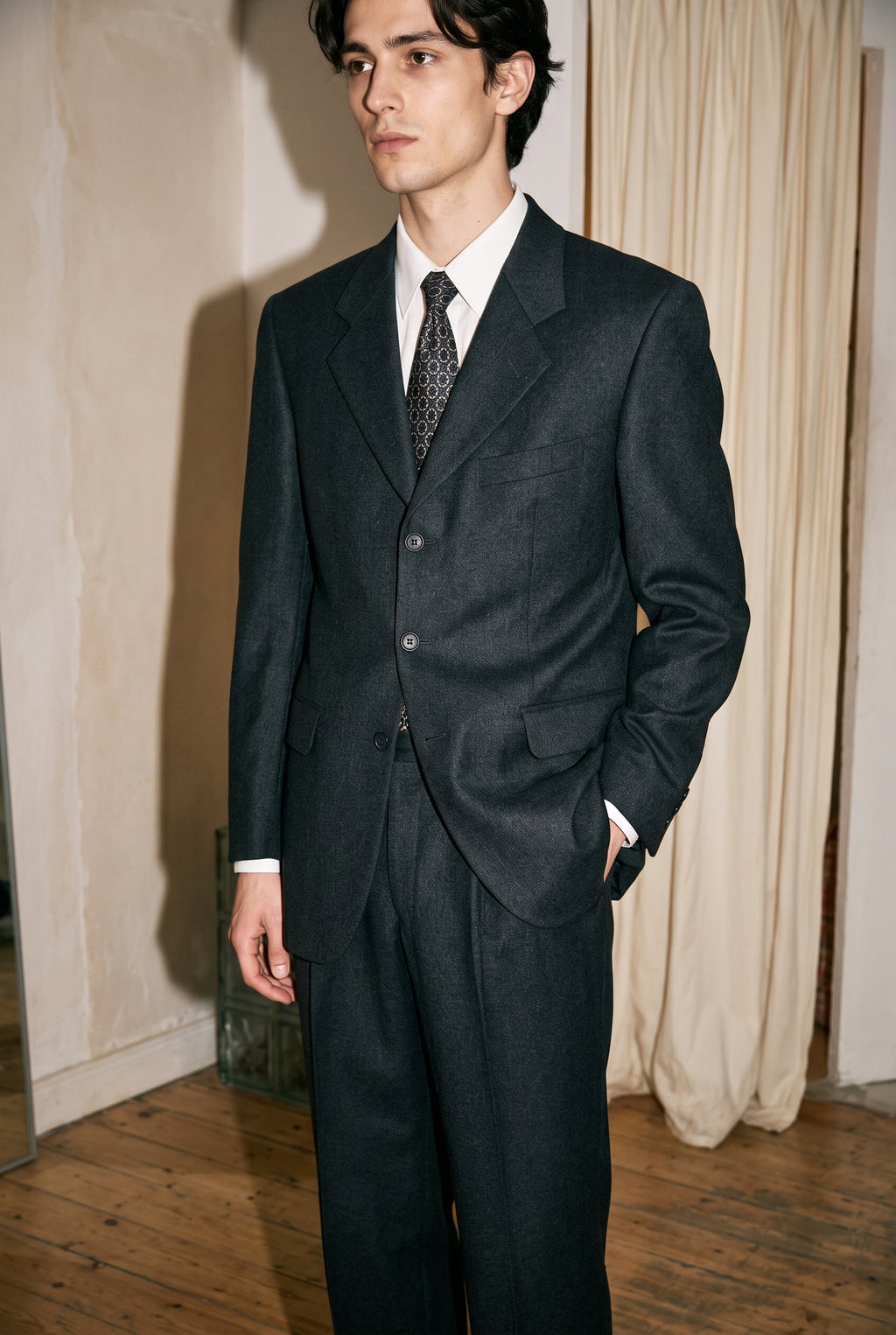 Charcoal Gray Barberis Canonico