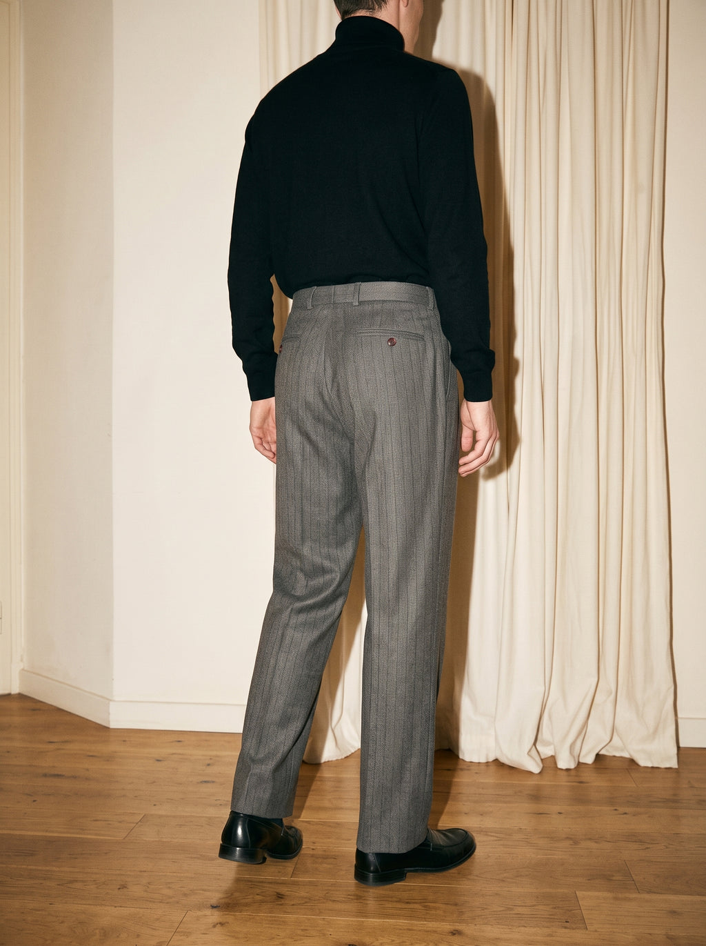 Stone Gray Striped