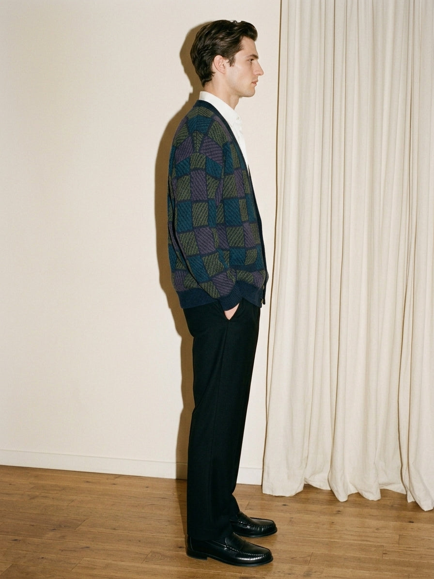 Geometrical Cardigan