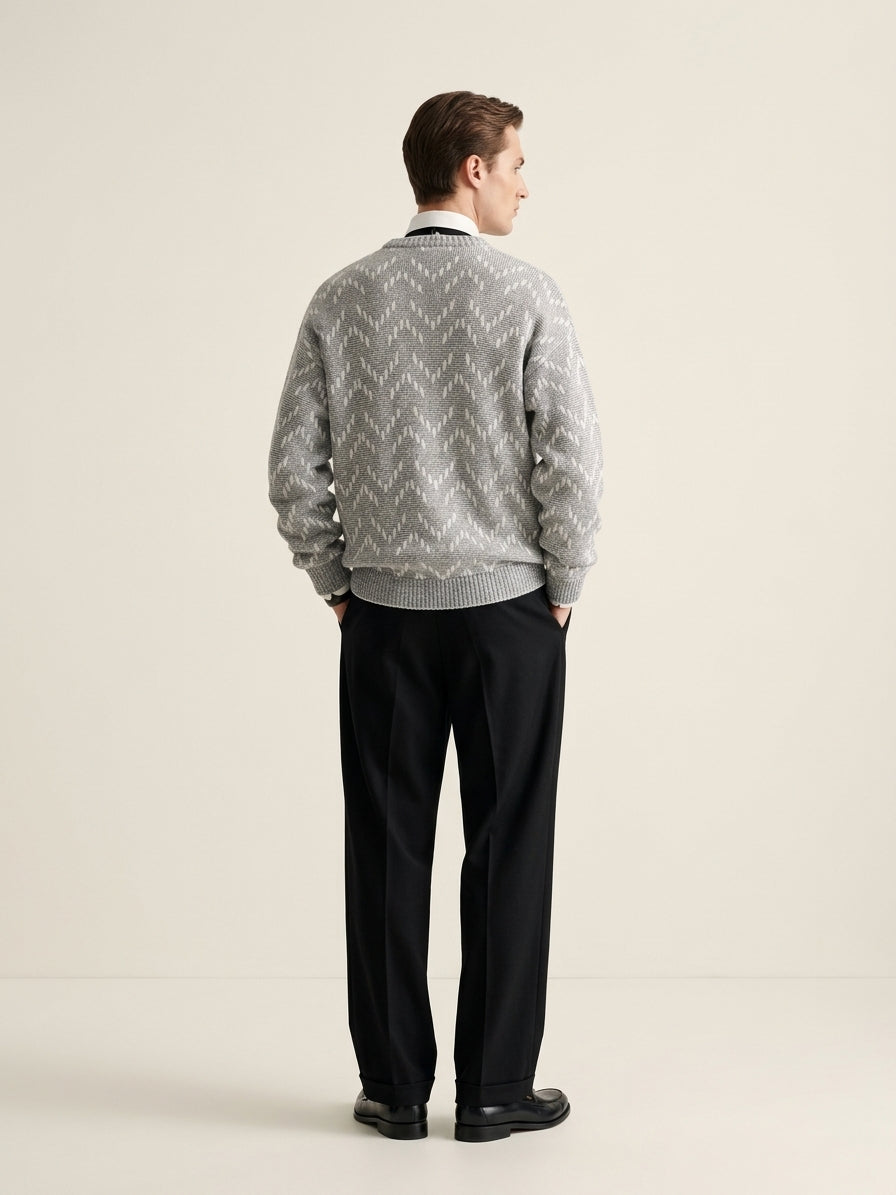 Geometric Knit Sweater