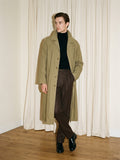 Olive Tan Maxi Trench