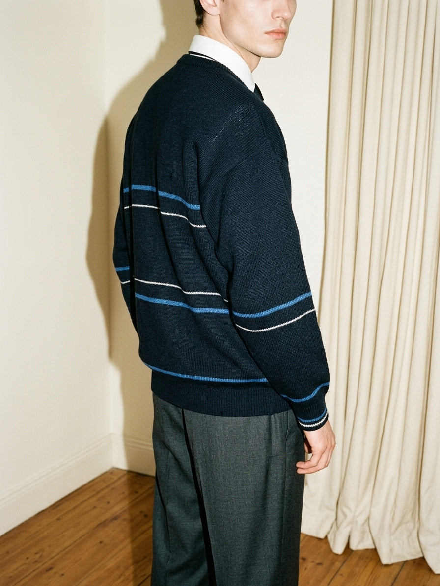 Crew Neck Navy