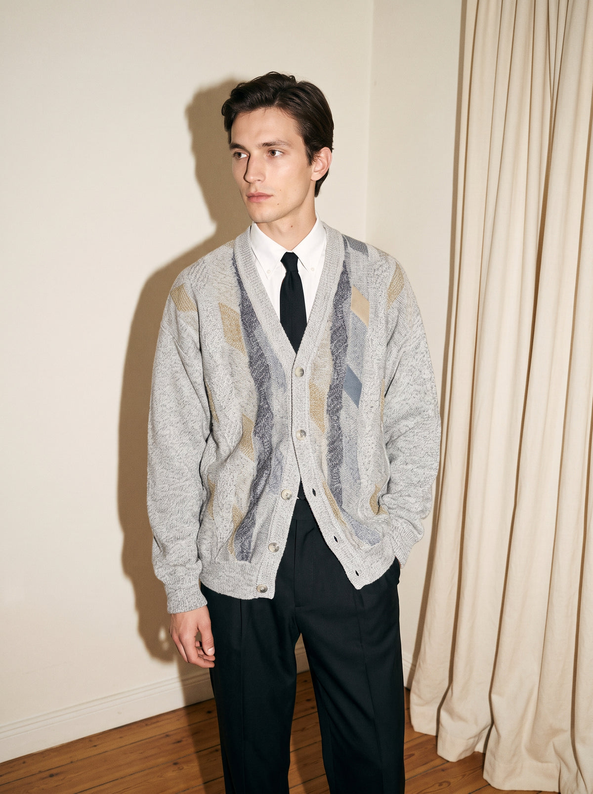 Argyle Light Gray