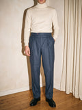 Dusty Blue Pleated
