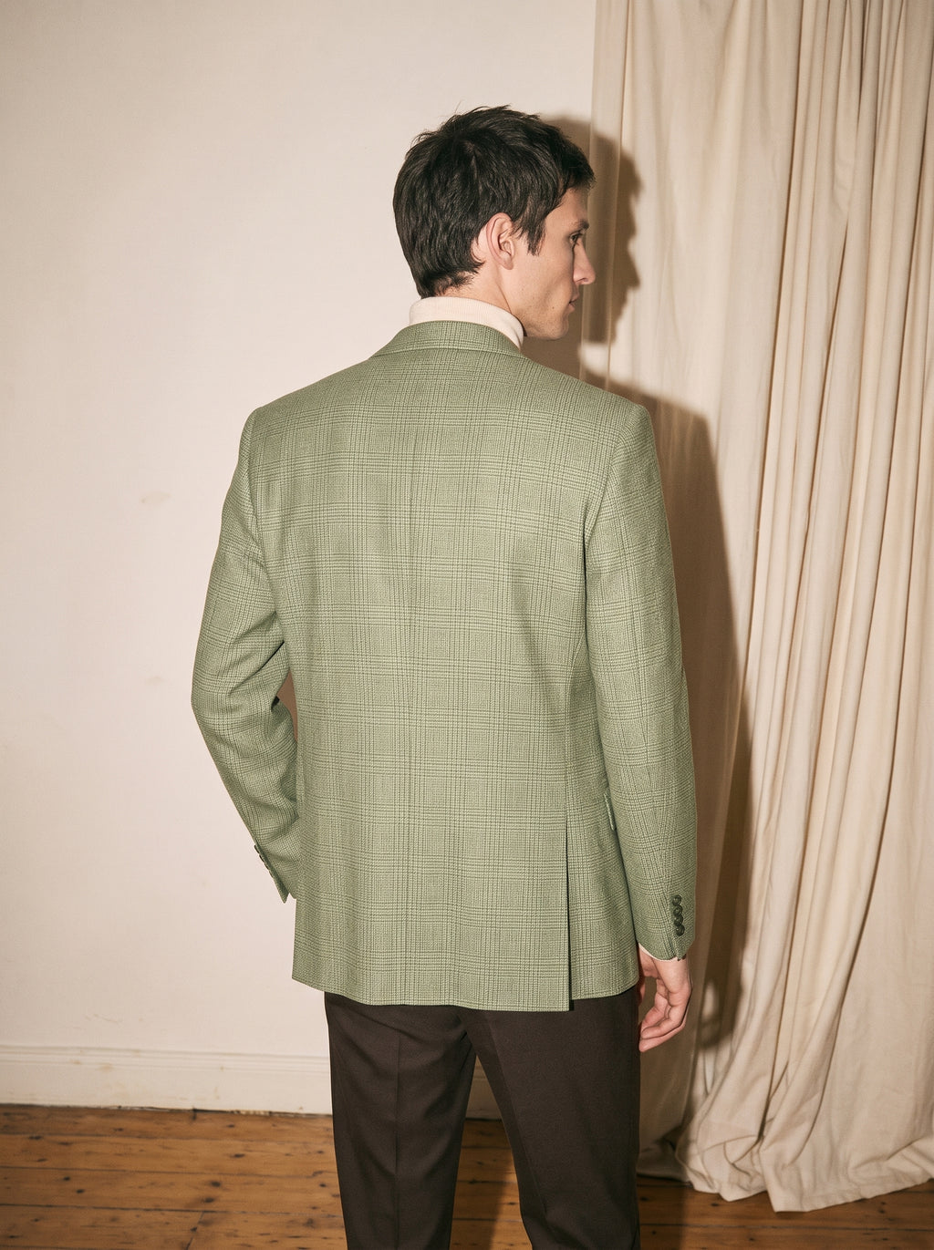 Glen Plaid Sage Green