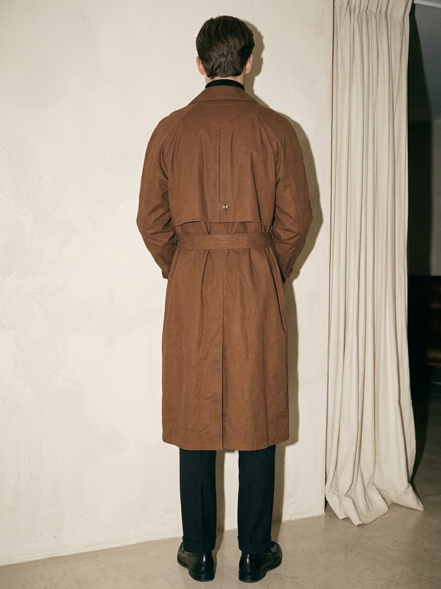 Chocolate Brown Trench