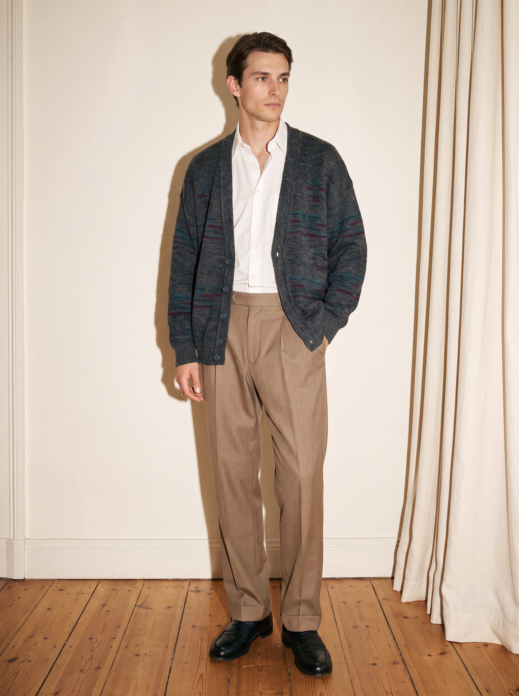 Ash Gray Geometric