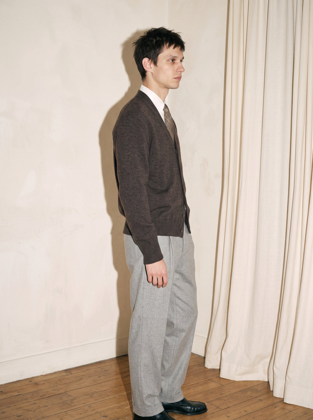 Dark Brown Wool