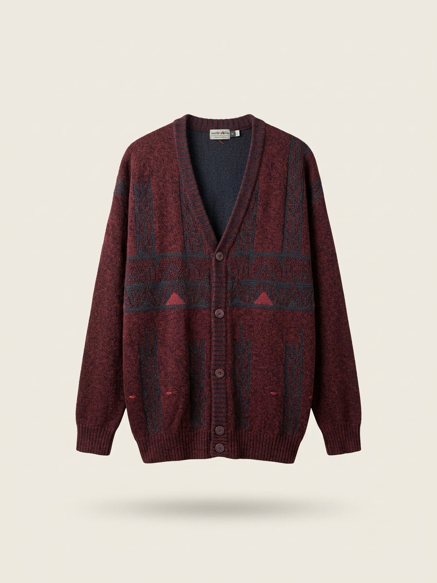 Geometric Knit Cardigan