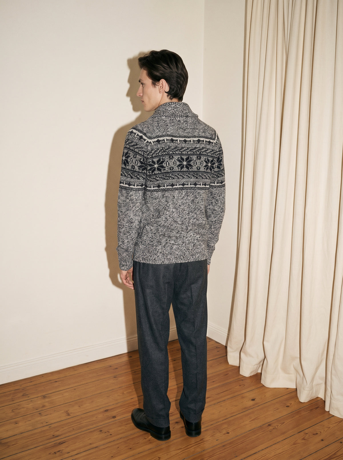 Shawl Knitted Cardigan