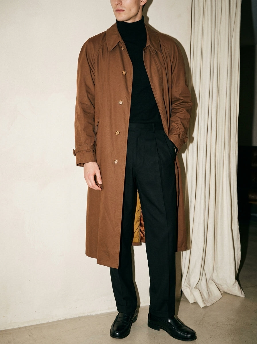 Chocolate Brown Trench