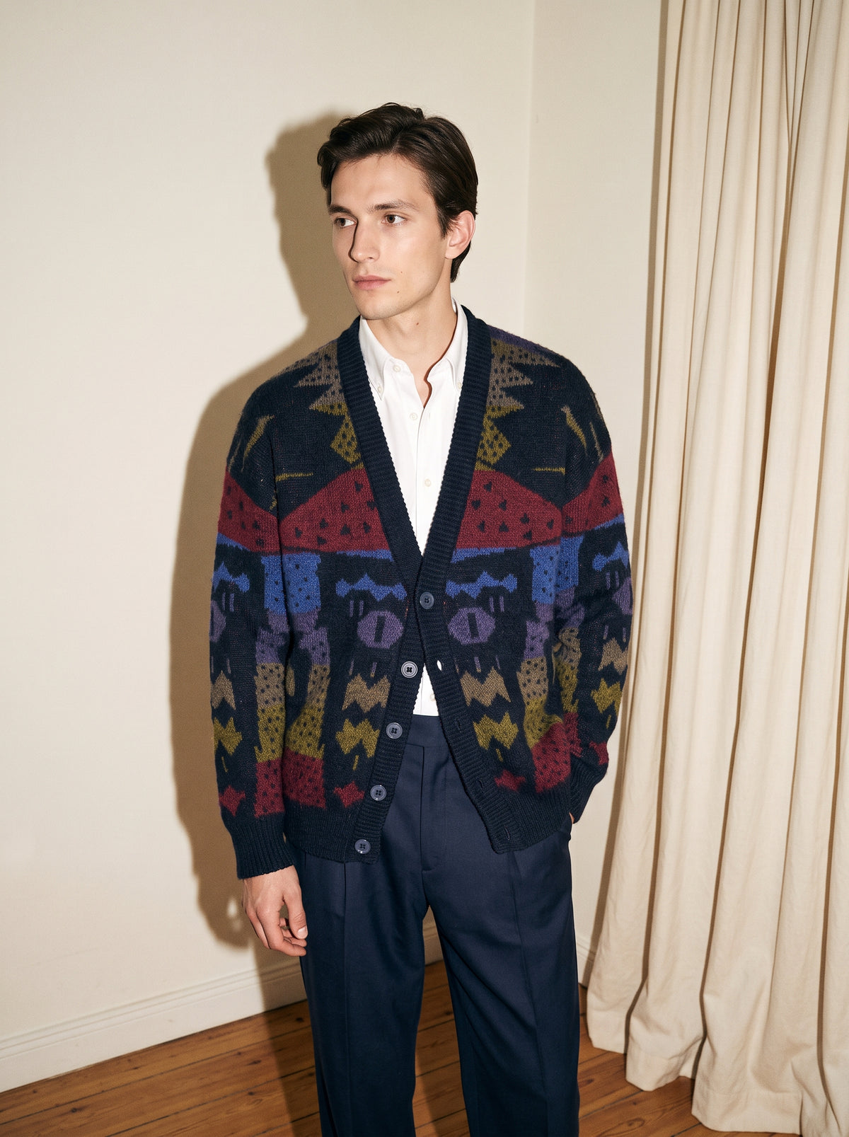 Geometric Cardigan