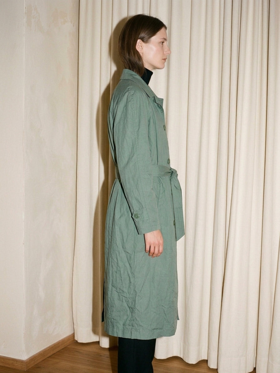 Light Mint Trench
