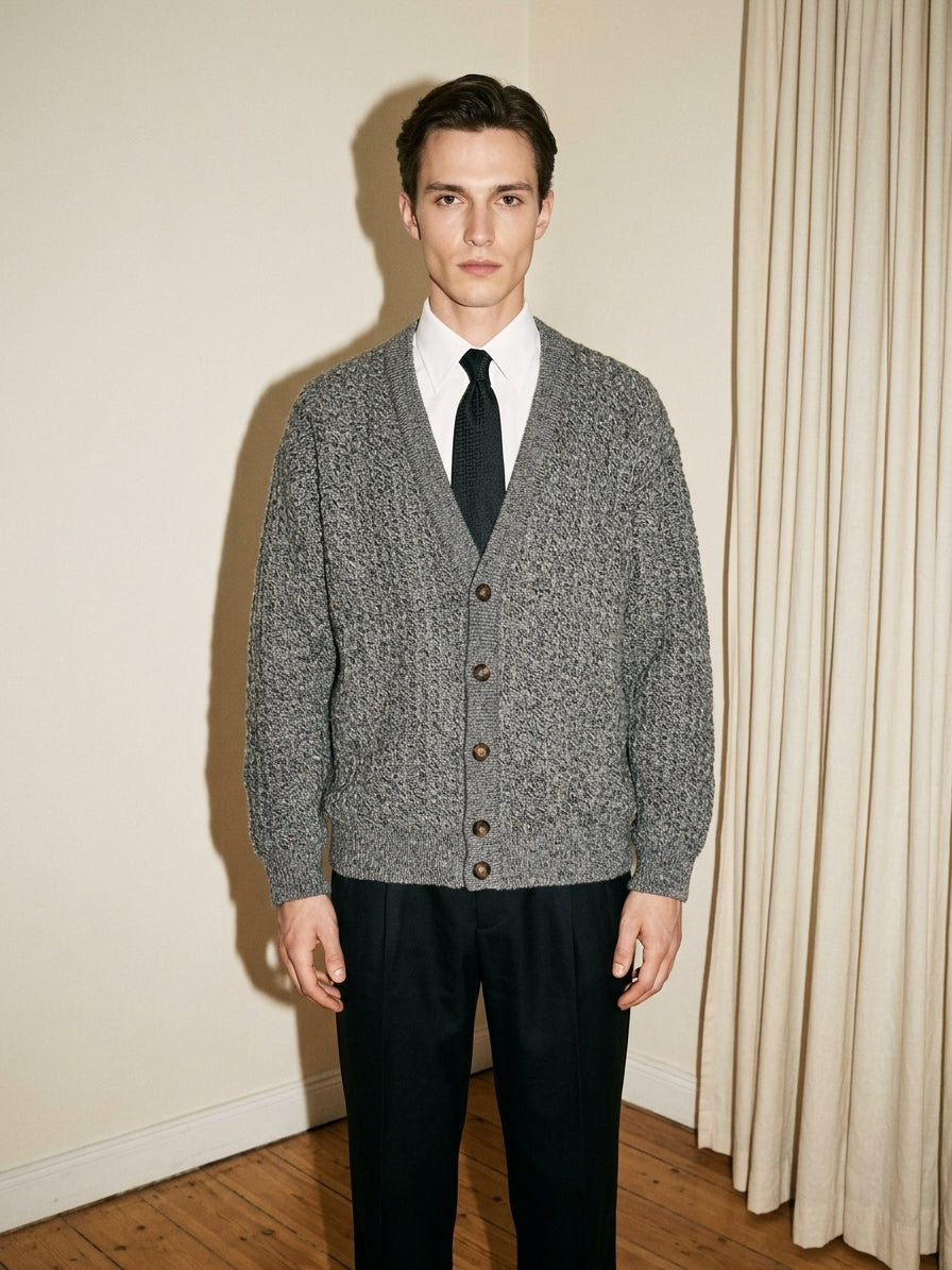 Light Gray Knitted