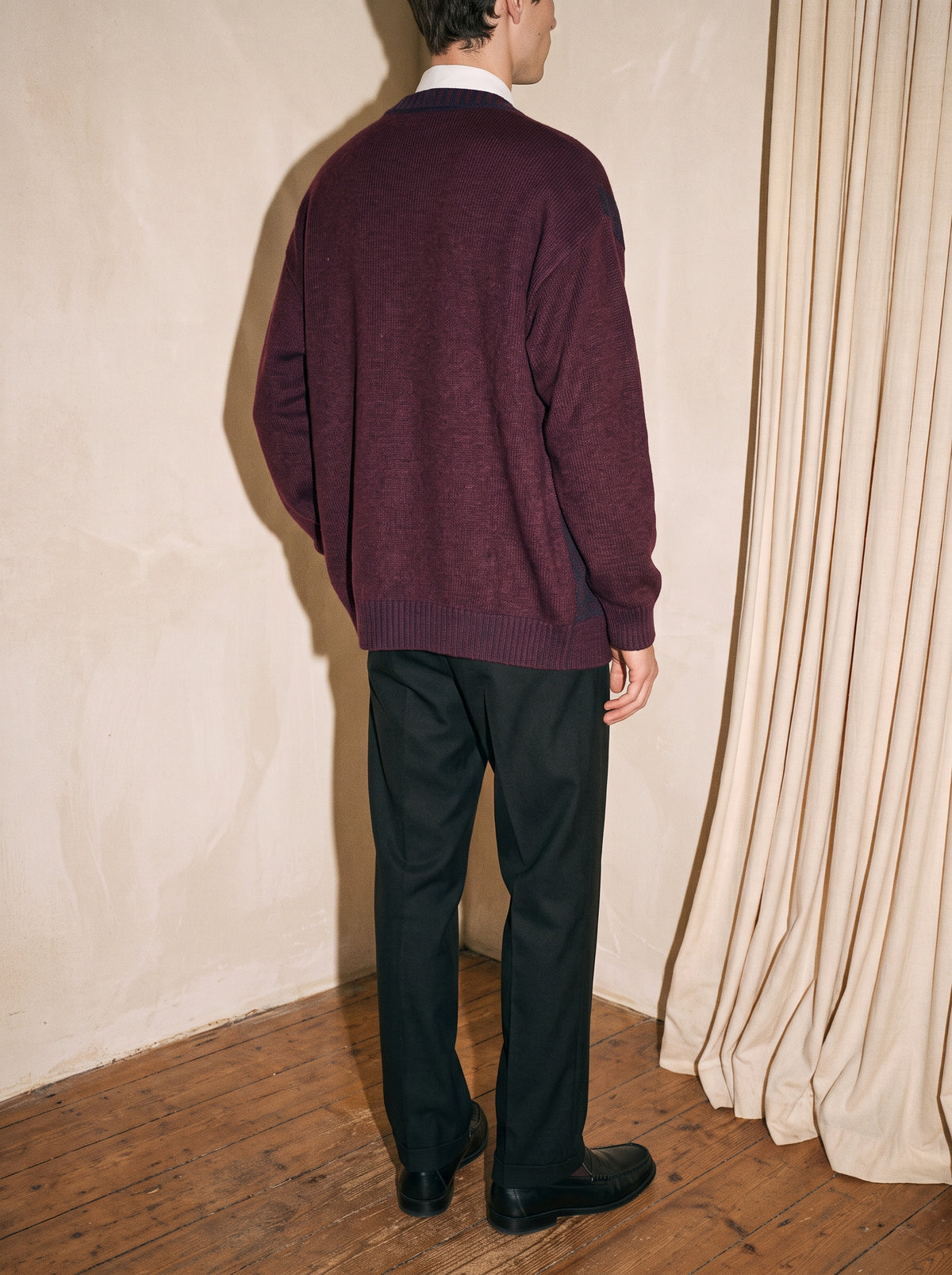 Dark Red Geometric