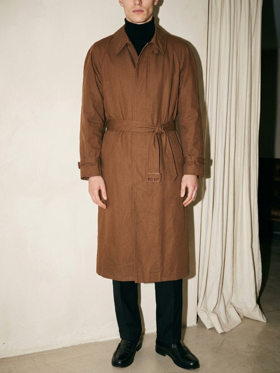 Chocolate Brown Trench