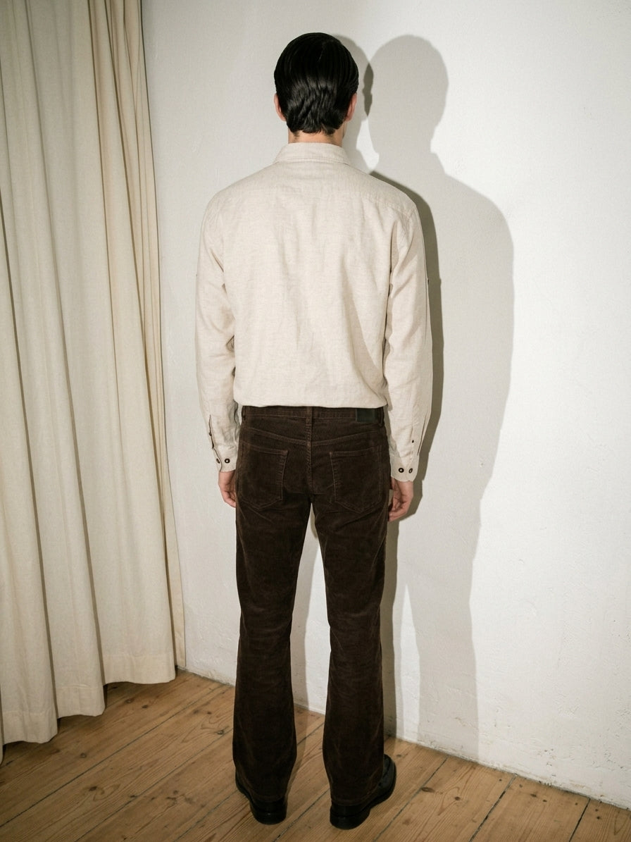Dark Cream Overshirt