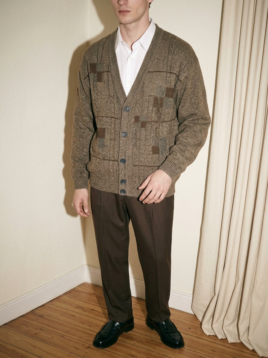 Geometric Cardigan