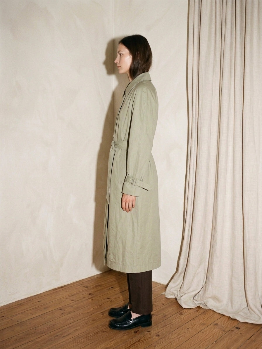 Muted Sage Trench