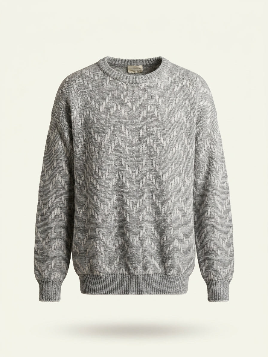 Geometric Knit Sweater