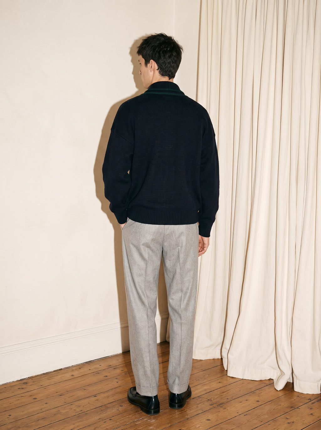 Shawl Neck Double Breasted
