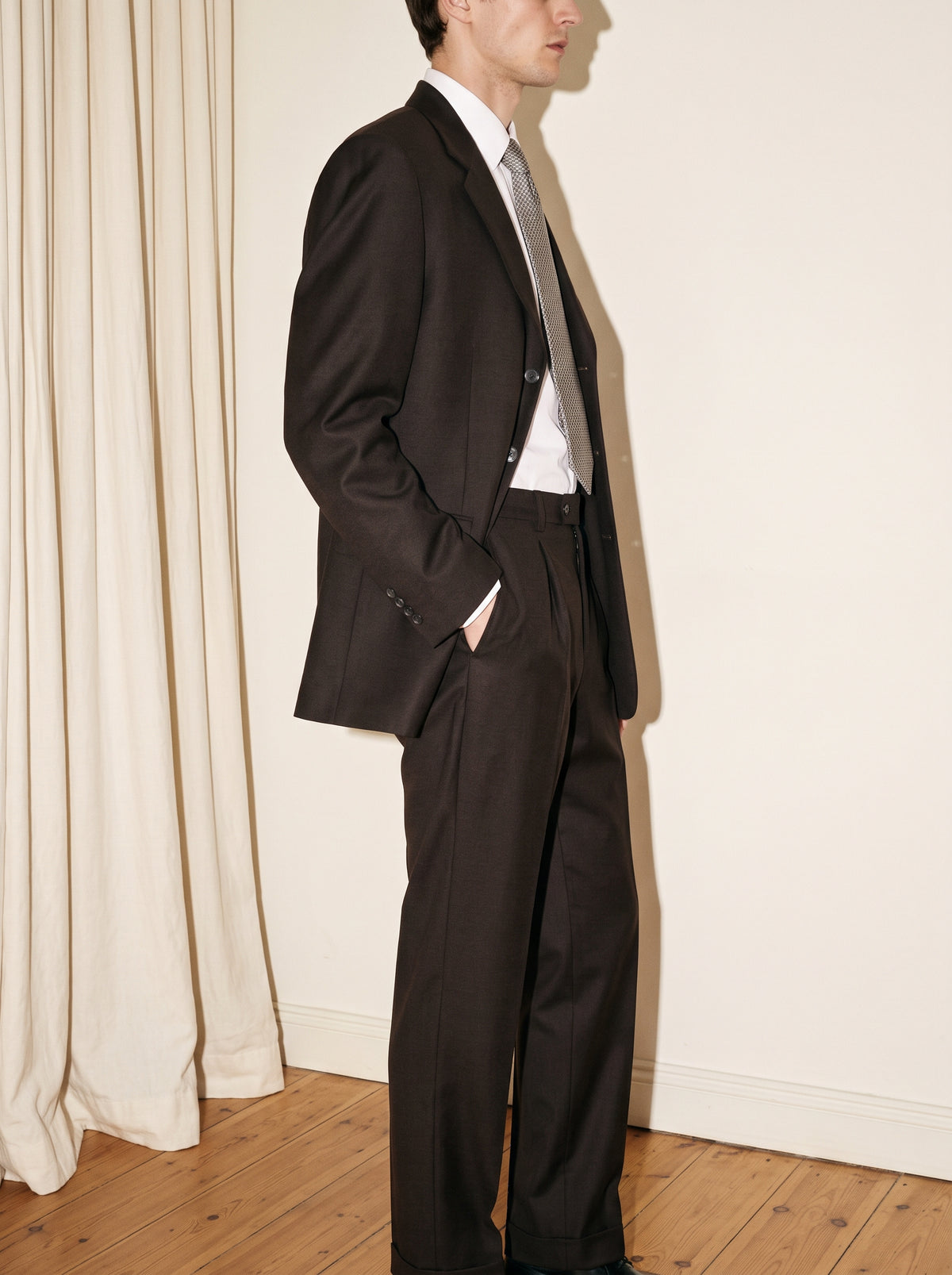 Espresso Brown Suit