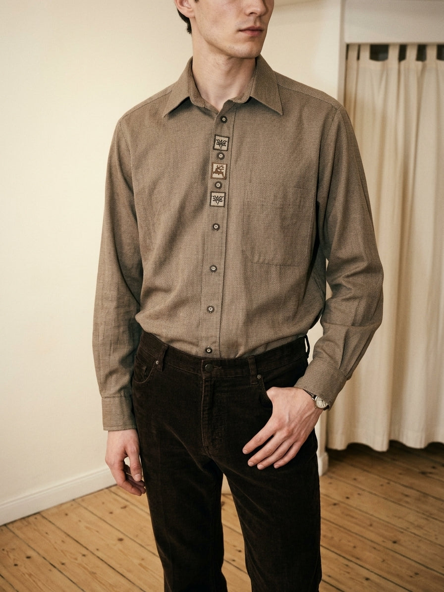 Taupe Overshirt