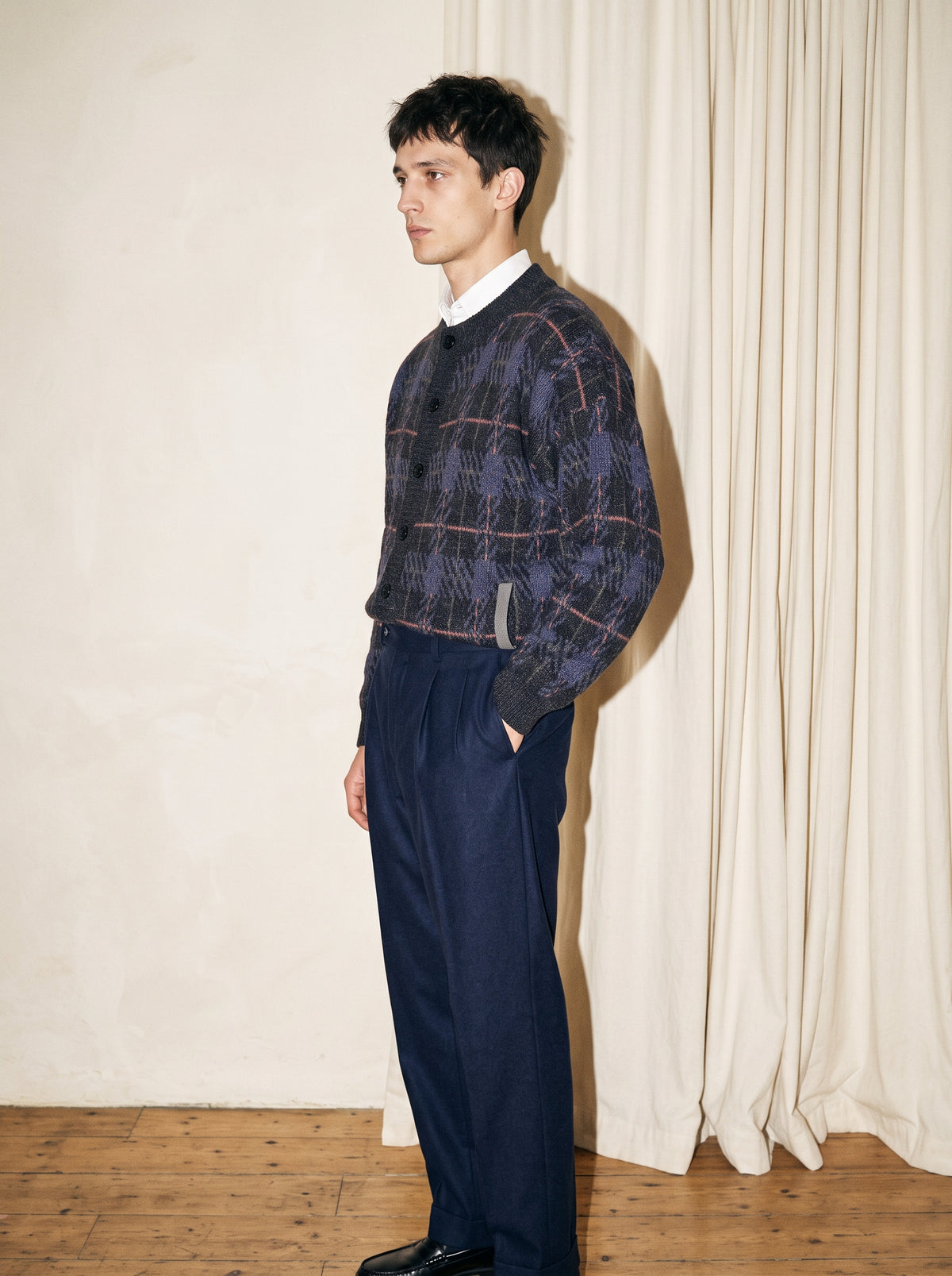Crew Neck Knit Bomber