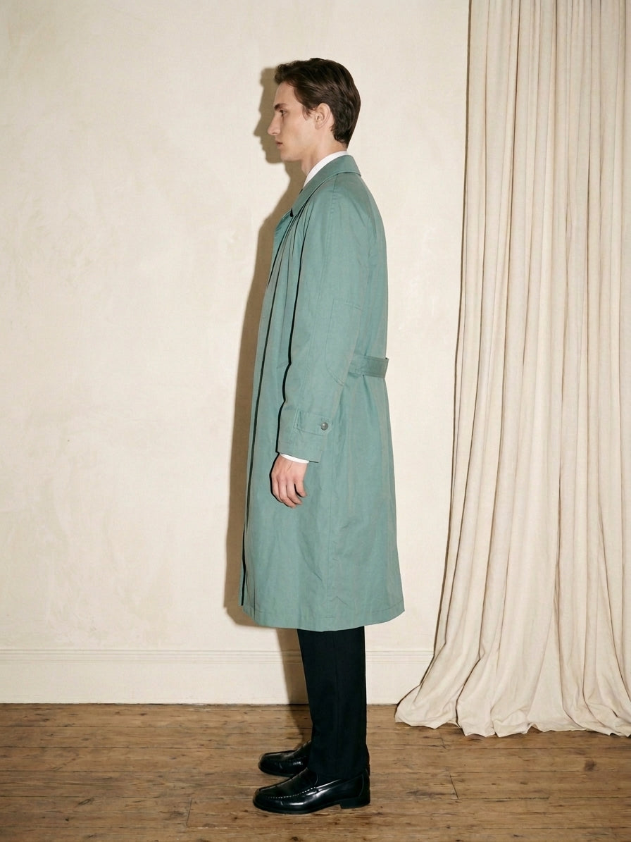 Light Mint Trench
