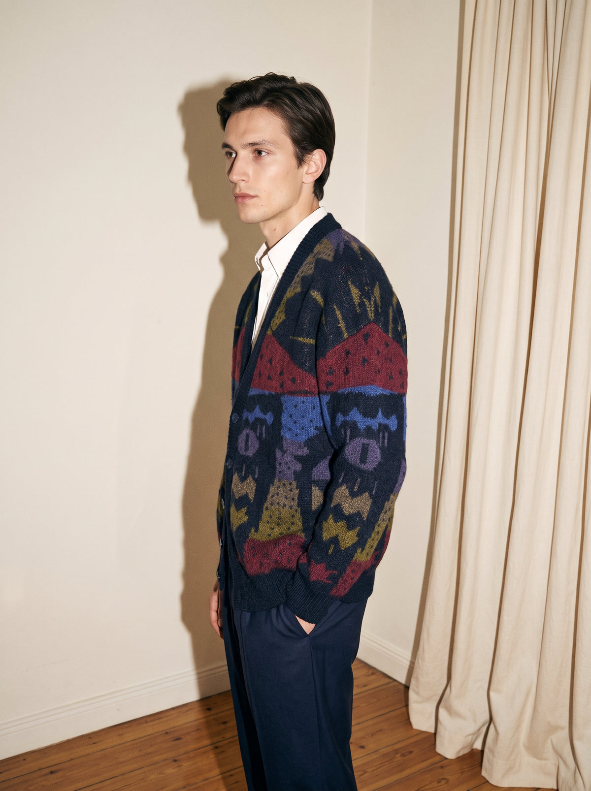 Geometric Cardigan