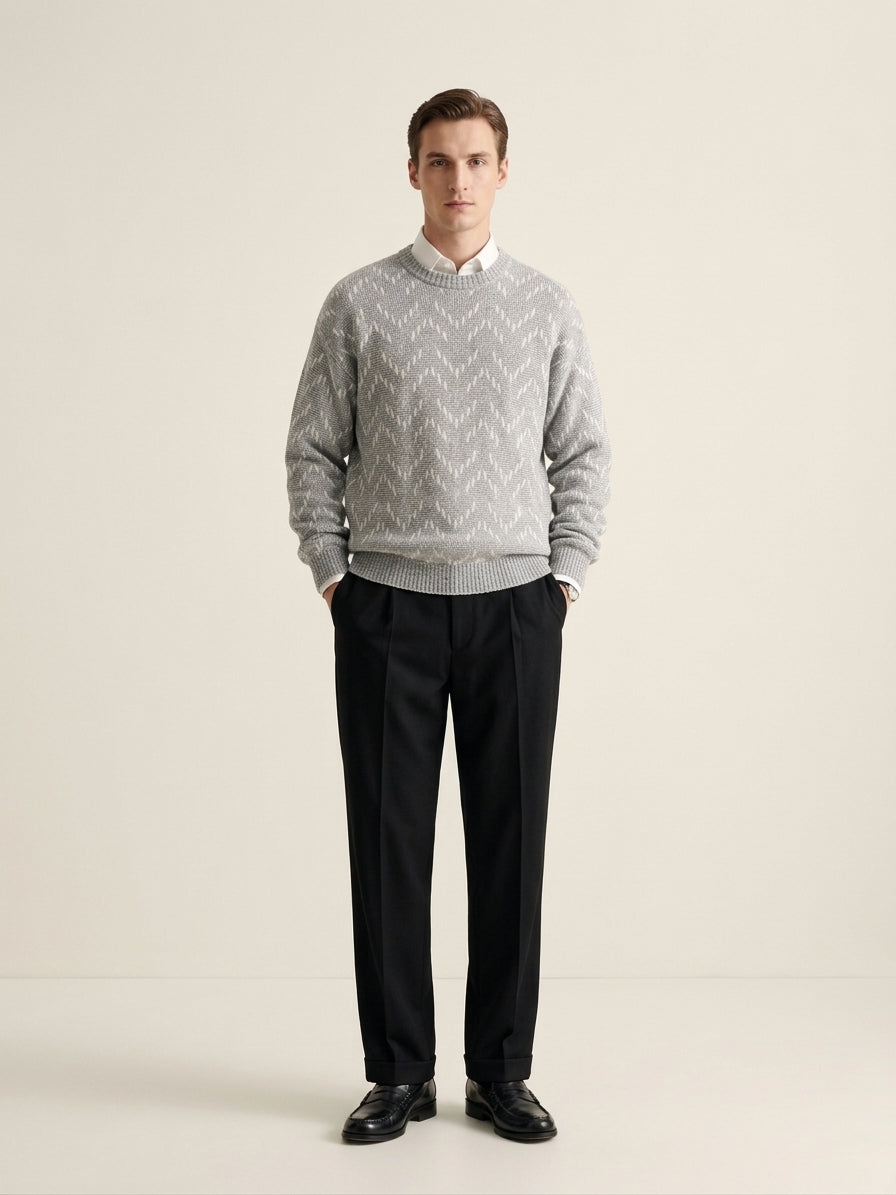 Geometric Knit Sweater