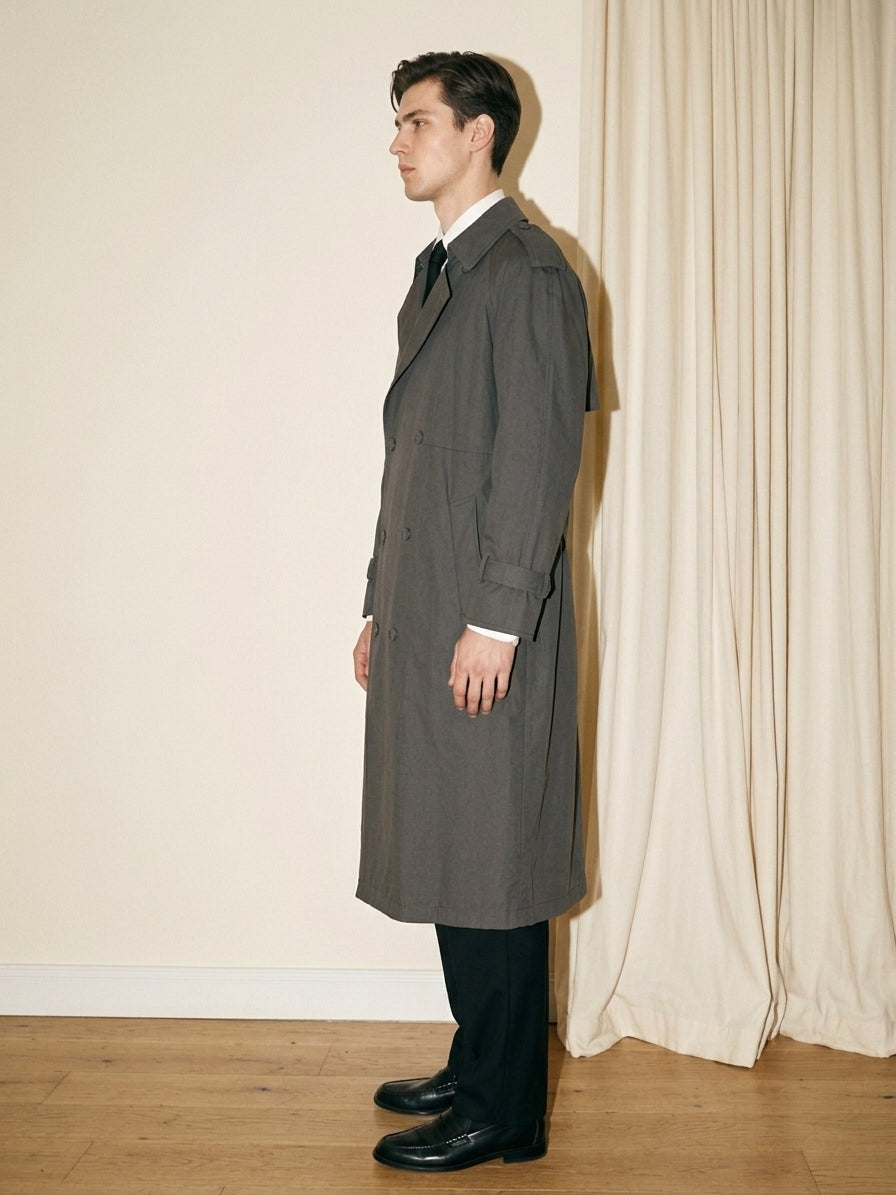 Dark Gray Trench