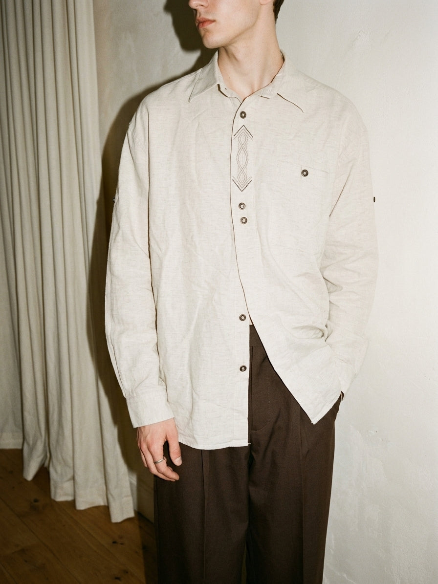 Oatmeal Overshirt