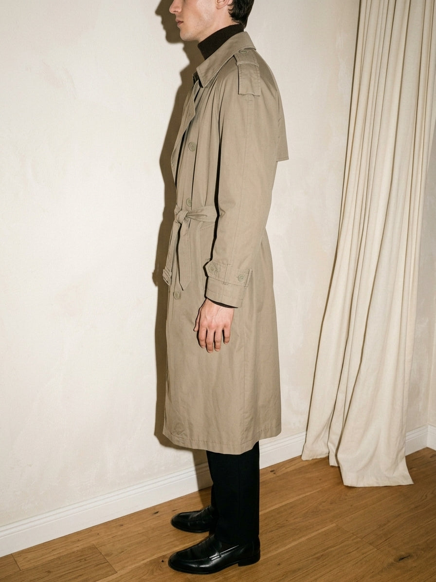 Dark Khaki Trench
