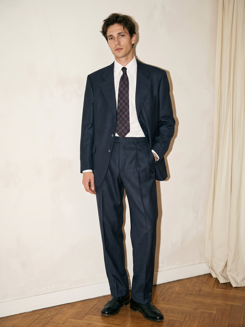 Navy Blue Cashmere