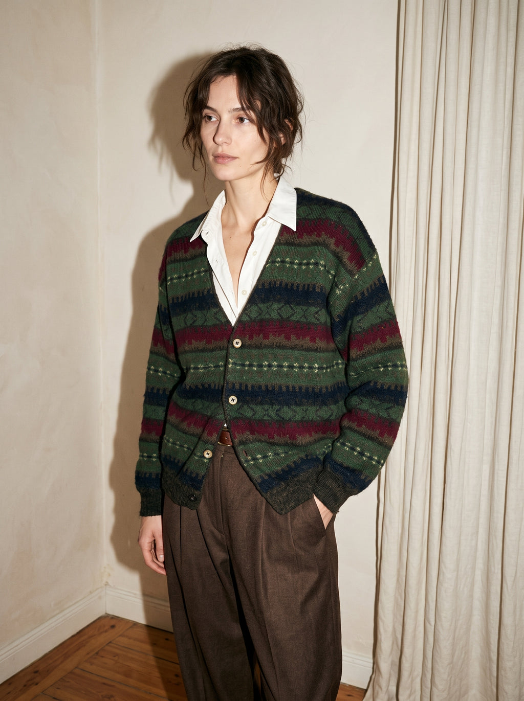 Geometric Cardigan