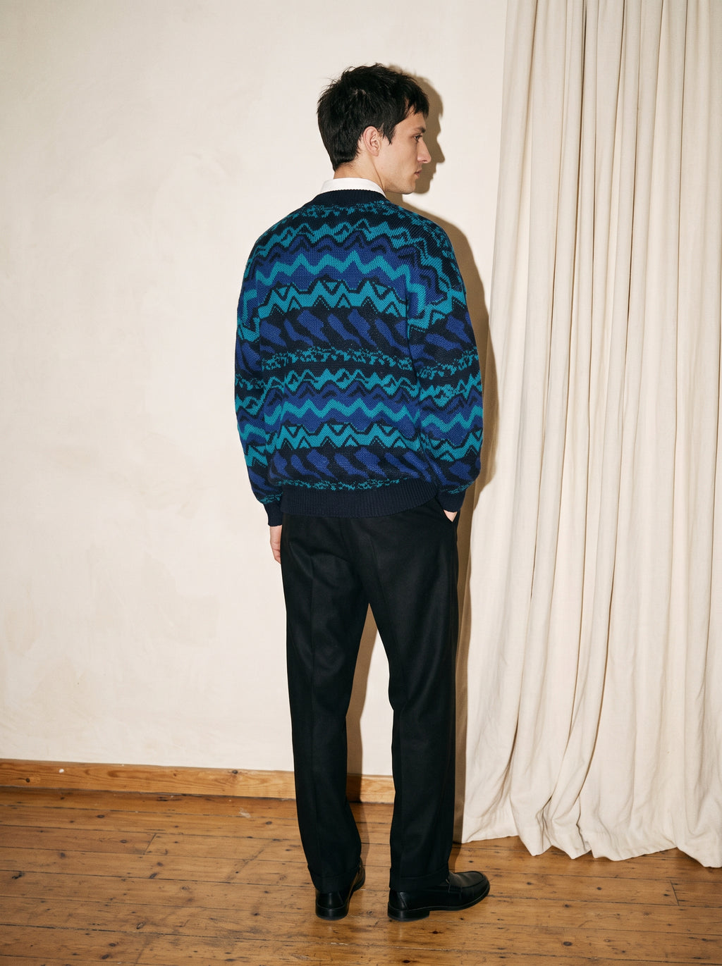 Electric Blue Geometric