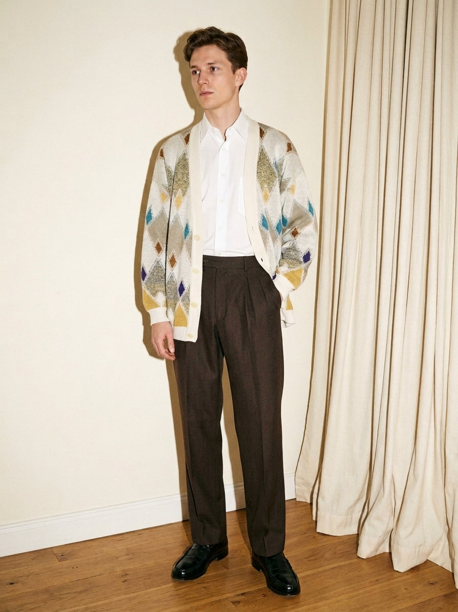 Argyle Cardigan