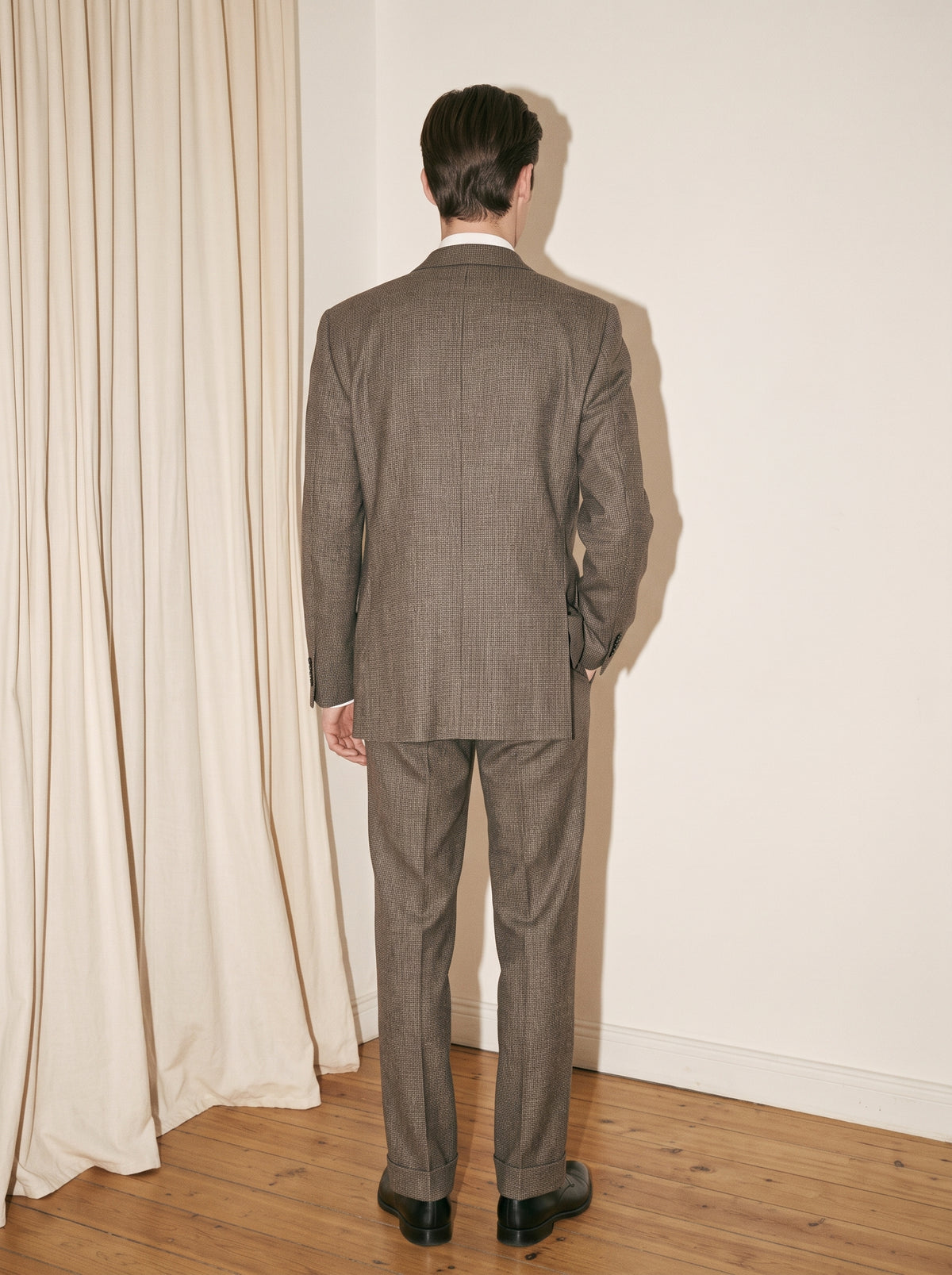 Melange Brown Suit
