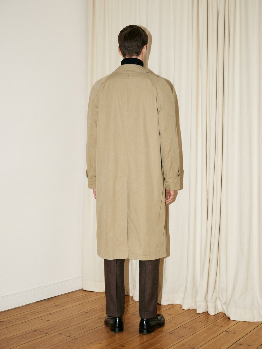 Dark Beige Maxi Trench