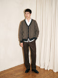 Jacquard Knit Cardigan