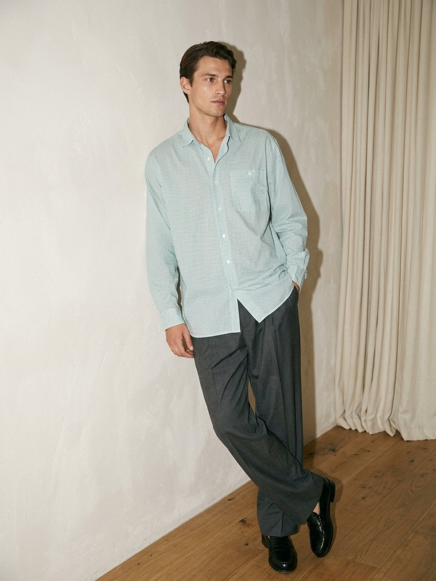 Sage Green Patterned