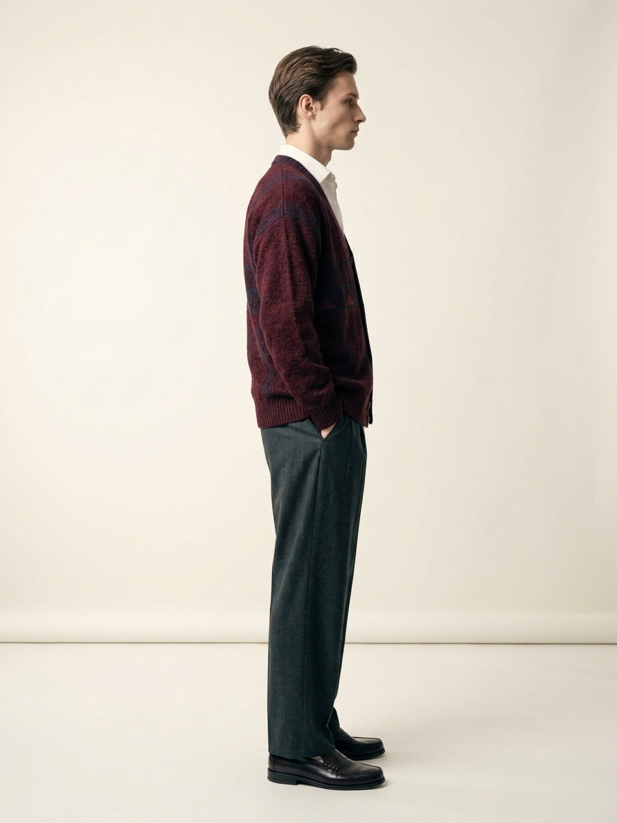 Geometric Knit Cardigan