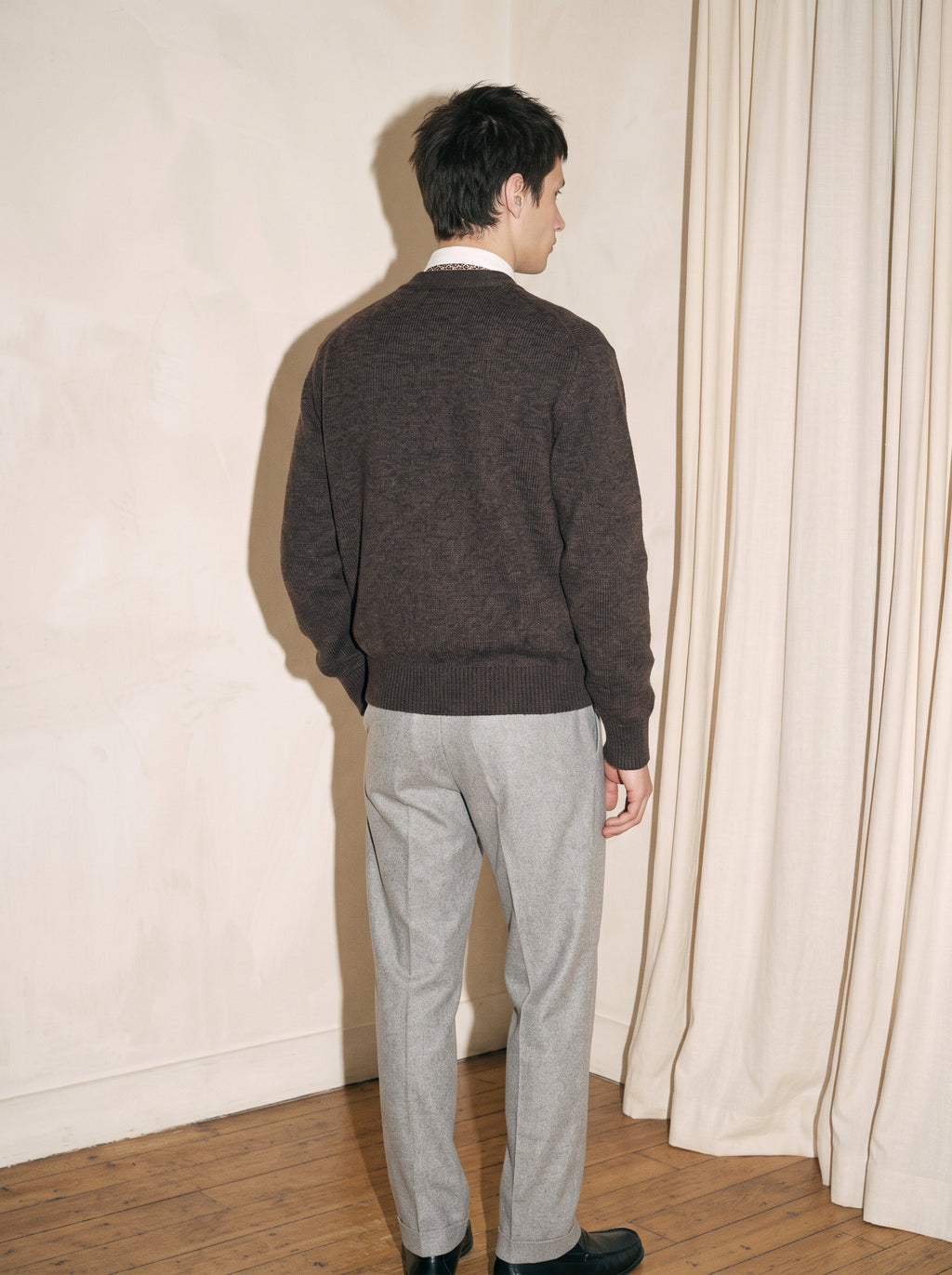 Dark Brown Wool
