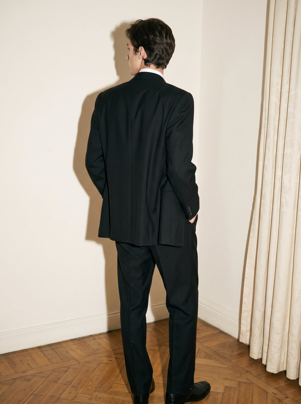 Midnight Black Wool