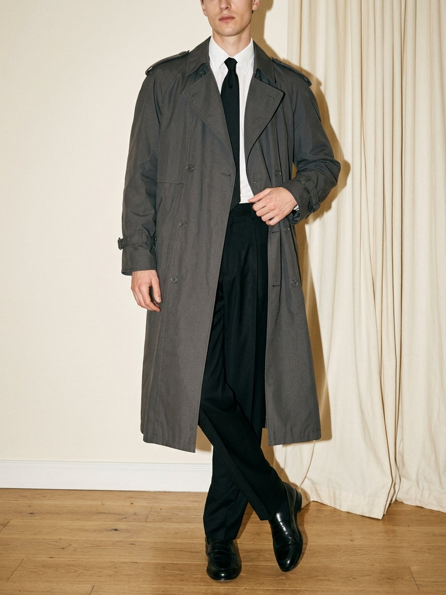 Dark Gray Trench
