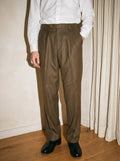 Dark Olive Pleated