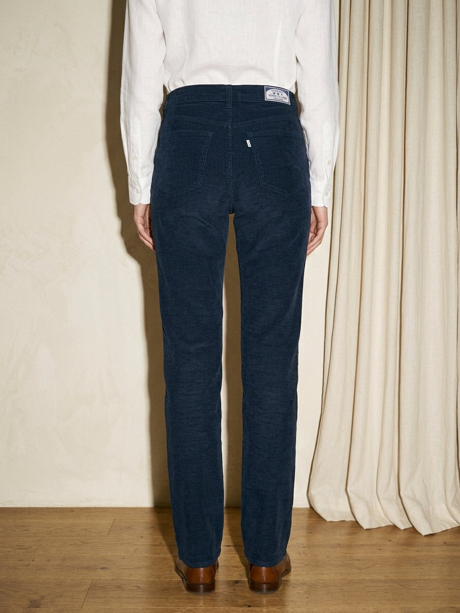 Midnight Navy Corduroy