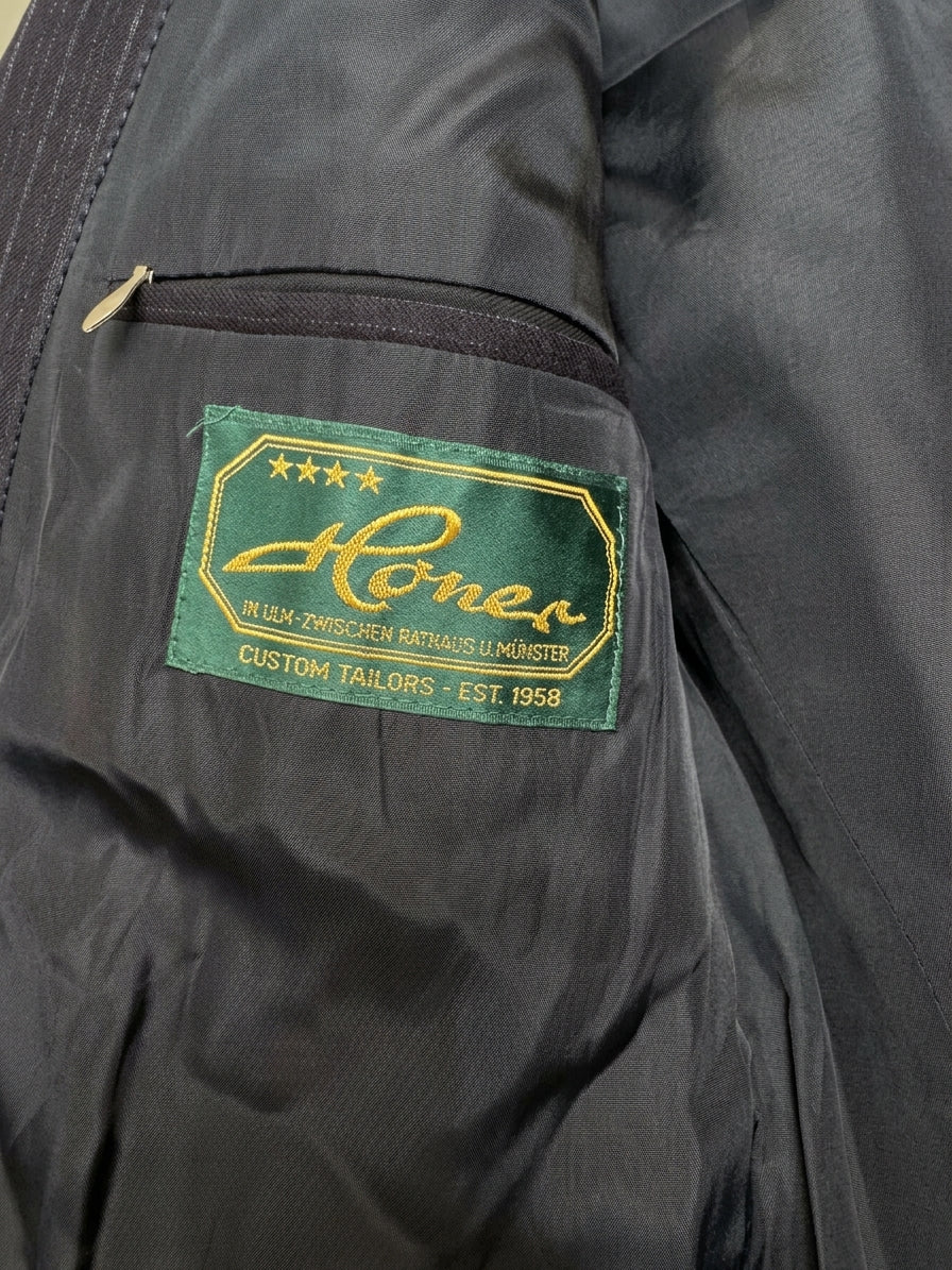 Greiff Charcoal Pinstripe