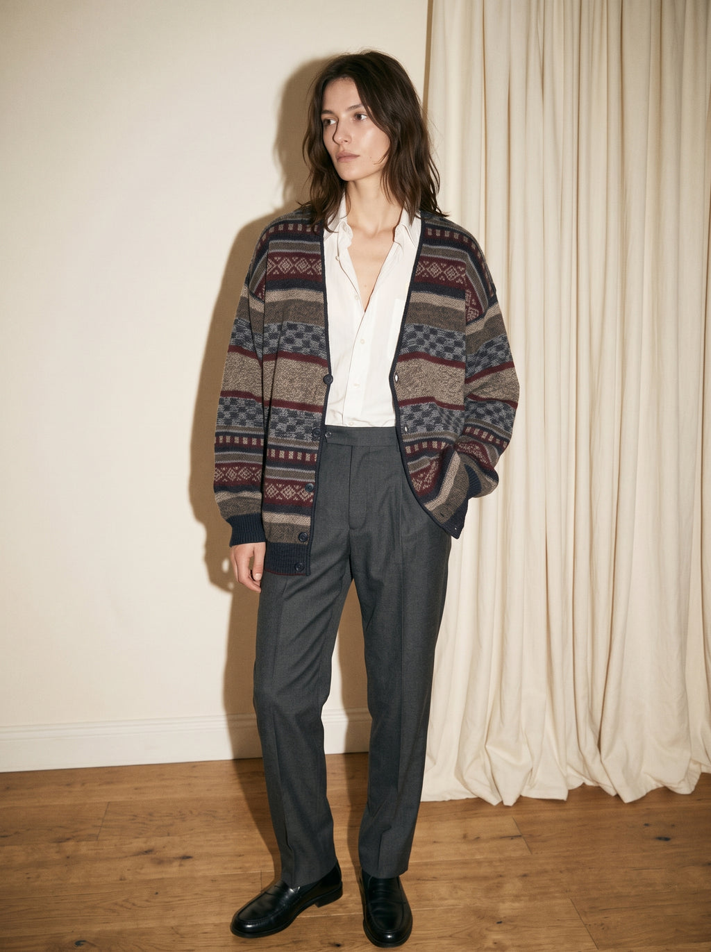 Geometric Merino Wool